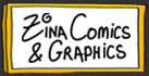 zina comics and graphics logo